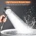 Shower Head and Hose with 18 Stage Filtration, 4 Spray Modes High Pressure Shower Heads, 5" Large Panel Bathroom Hard Water Shower Filter for 99% Residual Chlorine Remove